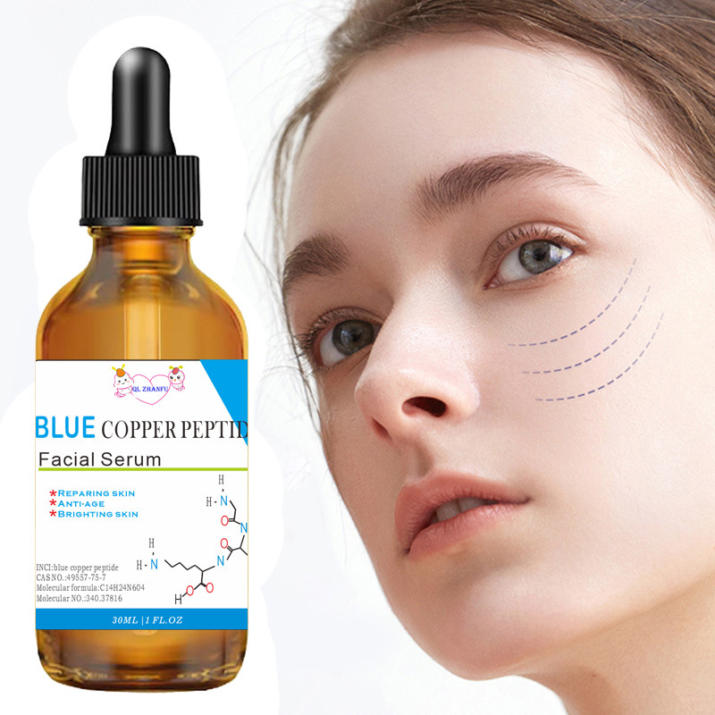 QLZHANFU Blue Copper Titanium Repair Skin Facial Moisturizing&Replenishing essence 30ml_voghion.com