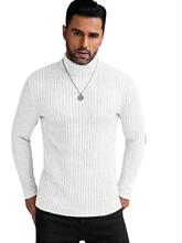 I 34172 High Ne Sweater Men Solid Color Knit ��ʿ����ë��