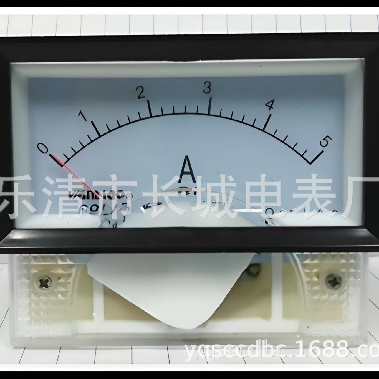 长城电表厂 69L17 5A 交流指针电流表 直接式  85*45