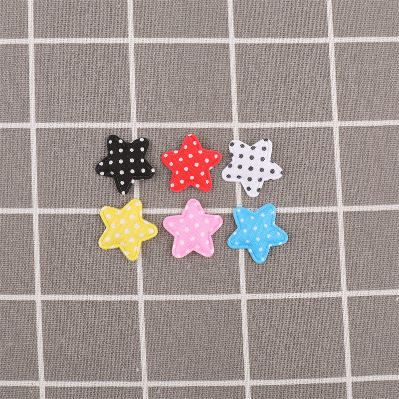 2.5cm Dot Star Jewelry Accessories DIY Headdress Accessories Materials Clothing Toys Decorative Accessories Five-Pointed Star