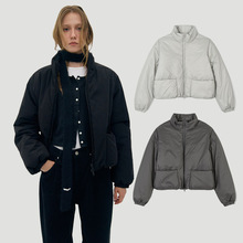 韩国low clas*ic冬季新款时尚休闲立领保暖棉服夹克外套女
