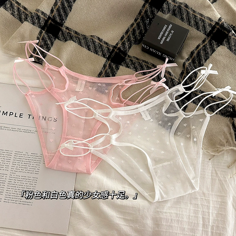 Sexy pants, breathable trousers with bow