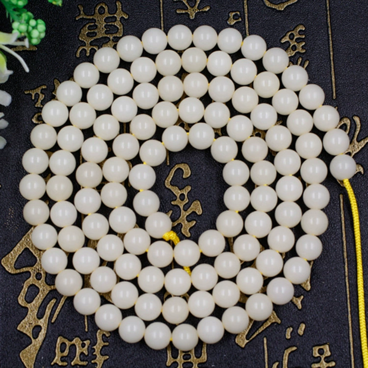 Буддийский розарий, круглые бусины, 108 бусин