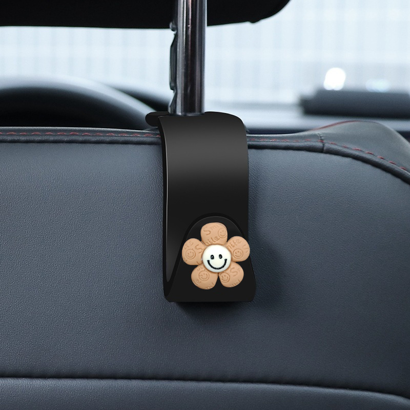 Gancho trasero del automóvil Gancho del respaldo del asiento Gancho multifuncional del automóvil del automóvil Gancho pequeño del automóvil Gancho del asiento de dibujos animados