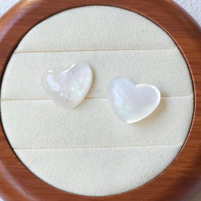 20mm日式极光幻彩爱心水滴半圆树脂贴片耳饰发夹diy饰品配件批发|undefined