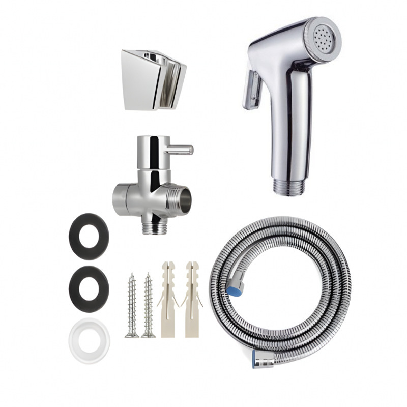 Wholesale cuerpo limpio lavador de la mujer set inodoro pistola de pulverización inodoro grifo inodoro inodoro pressurizado enjuague boquilla de pulverización transfronteriza