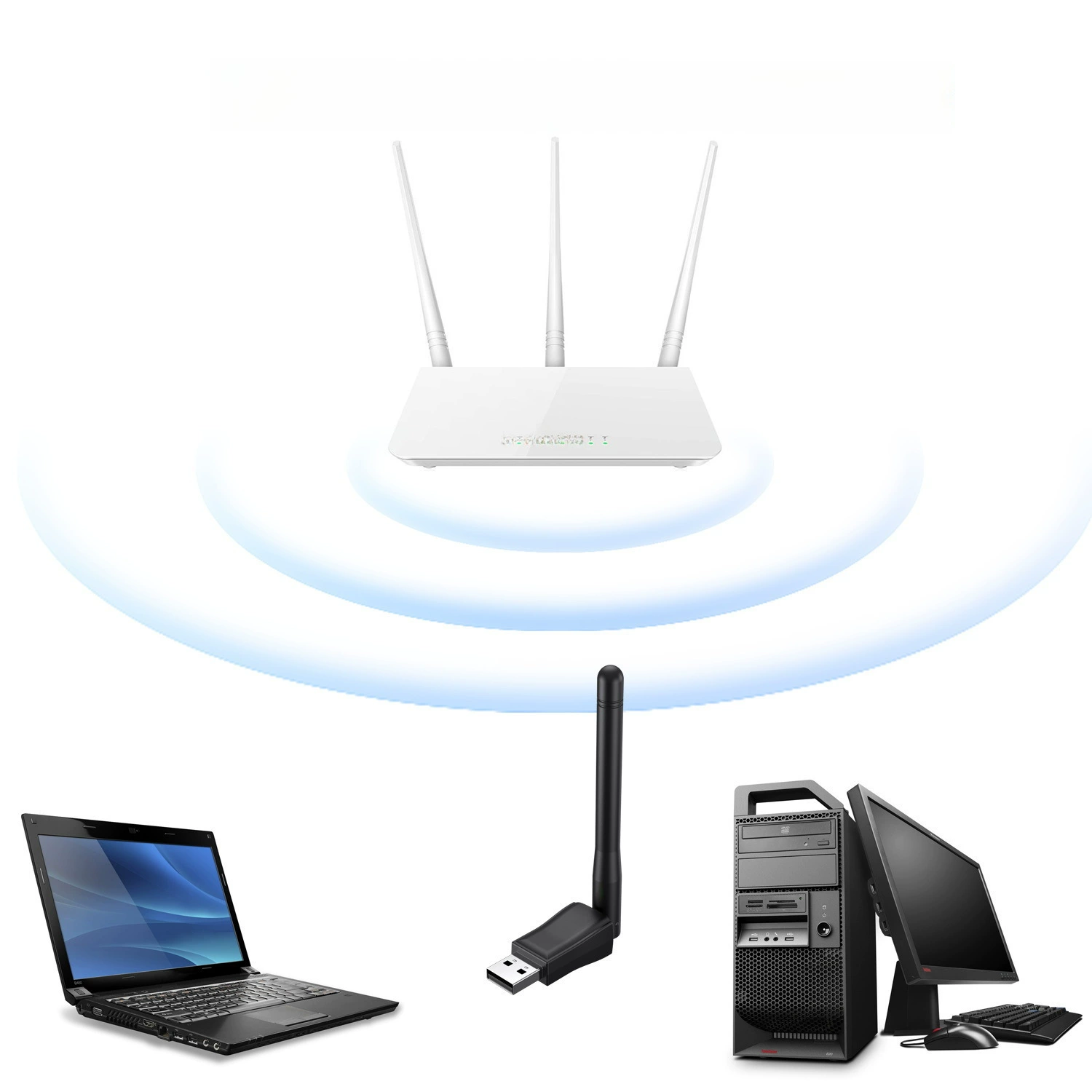USB-беспроводная сетевая карта для ноутбука, Wi-Fi запуск совместим с spot