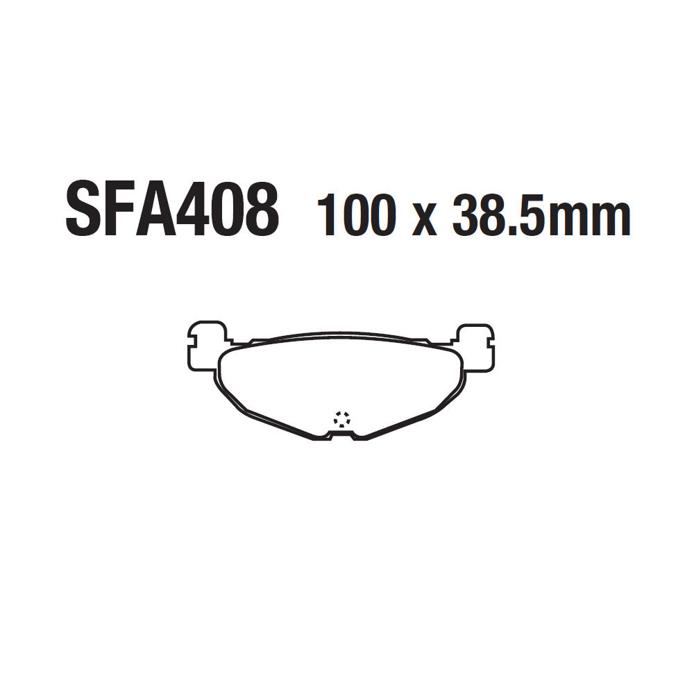 Paletas de freno de disco de motocicleta Paletas de freno Paletas de freno FA408 Majesty TMAX T-MAX 400 500