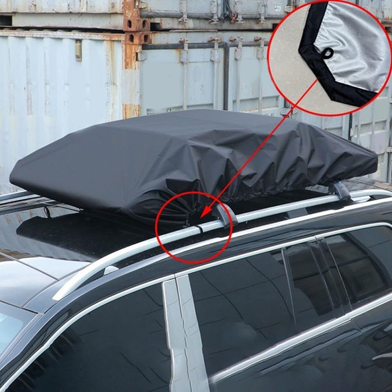 Car roof rain cover, travel vehicle luggage cover, rainproof and mudproof, self-driving travel roof rack storage bag