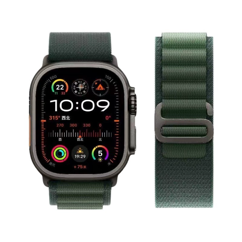 Подходит ремешок для AppleWatch S10, ремешок для Apple, ремешок iWatch, высший горный задний обод SE46mm49m ремешок