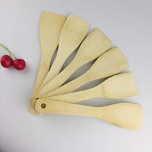 厂家直销 家用21cm竹铲 厨房用品 不粘锅宿舍锅竹铲批发