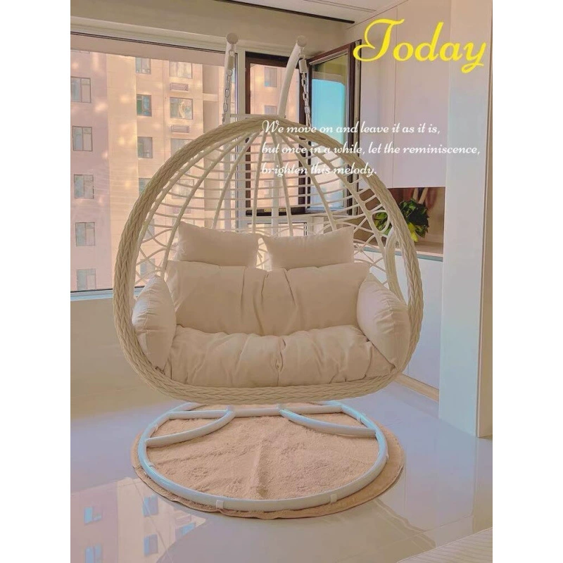 Двойной гамак для внутреннего и наружного балкона, кресло-качалка для дома, спальни, стул из ротанга, подвесное кресло, подвесная корзина, кресло-качалка, подвесные качели для орхидей