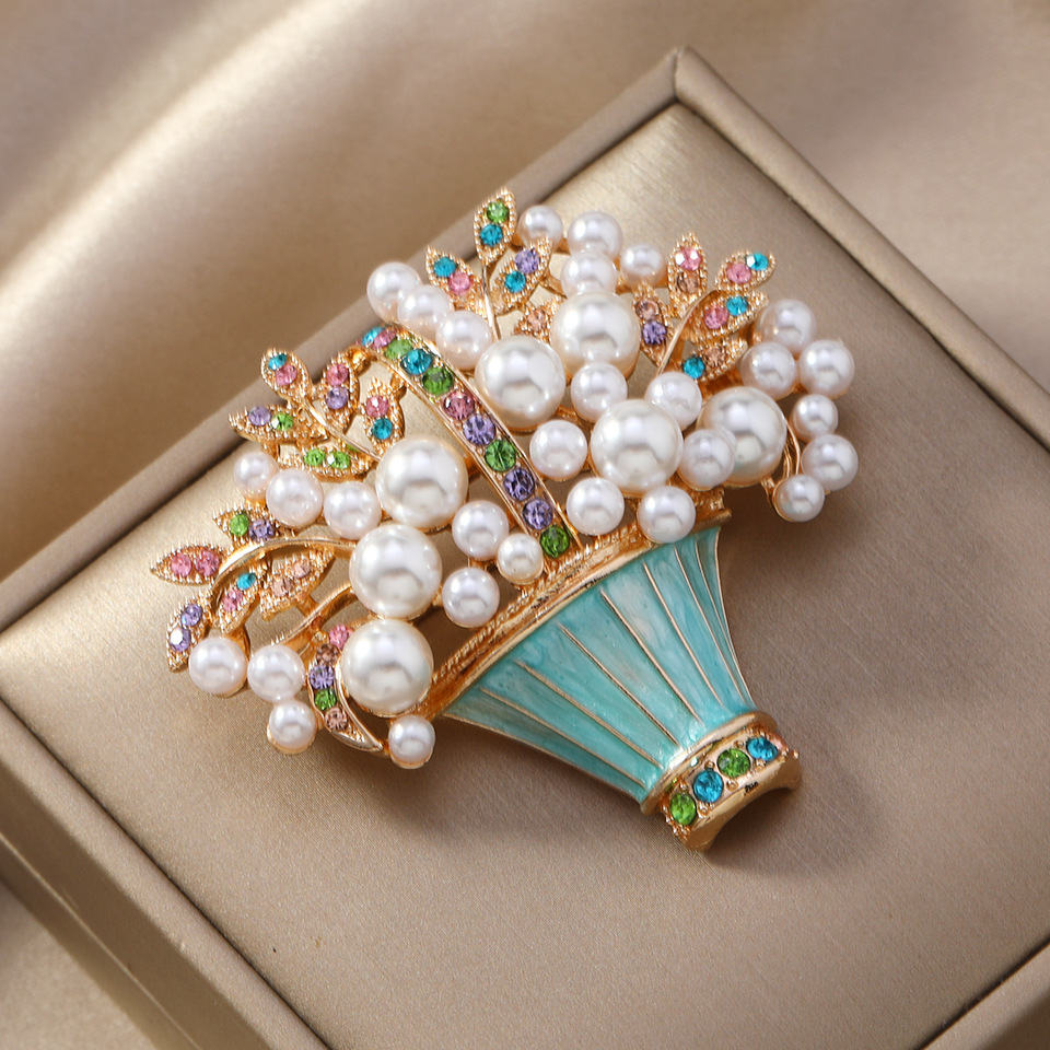 Grous Emaille Blumeband Fir Dammen Statement Bijouen Boho_voghion.com