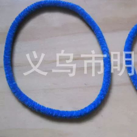 供应毛绒橡皮筋发带、长毛松紧带头绳、绒线头饰