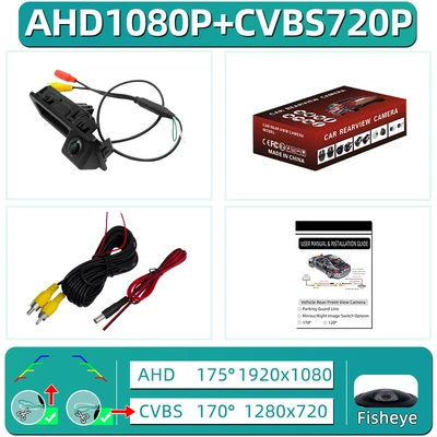 Vehicle camera: Style Handle-Mounted Rearview Camera - ls8034-small-handle-ahd1080p-cutting-cvbs-double-cutting-function