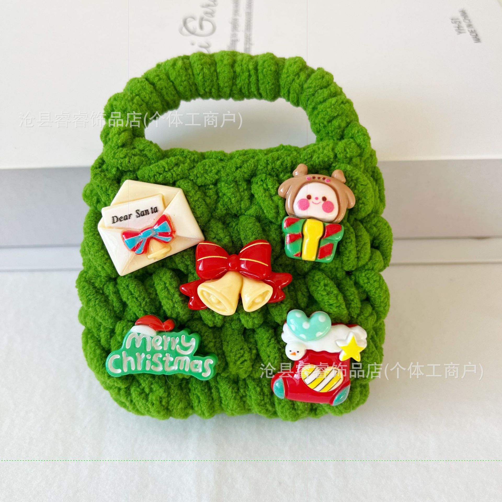 녹색 가방-크리스마스 스타일 B