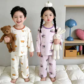 童家居服套装;童保暖裤;童打底衫