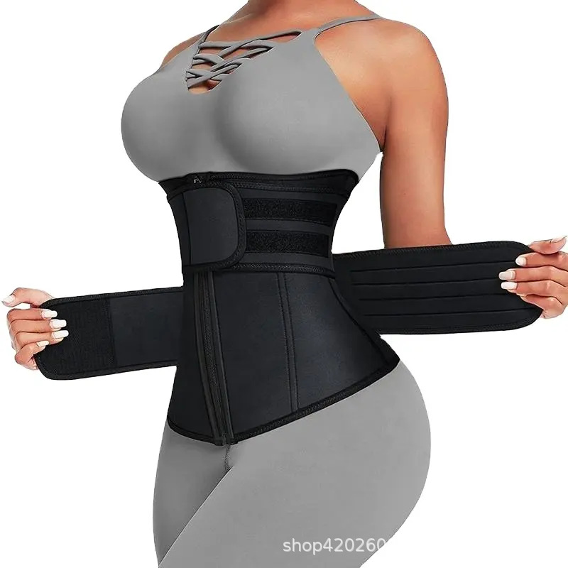 Waist Shaping Sports Postpartum Abdominal Belt, Abdominal Belt with Zipper, Waist Trainer