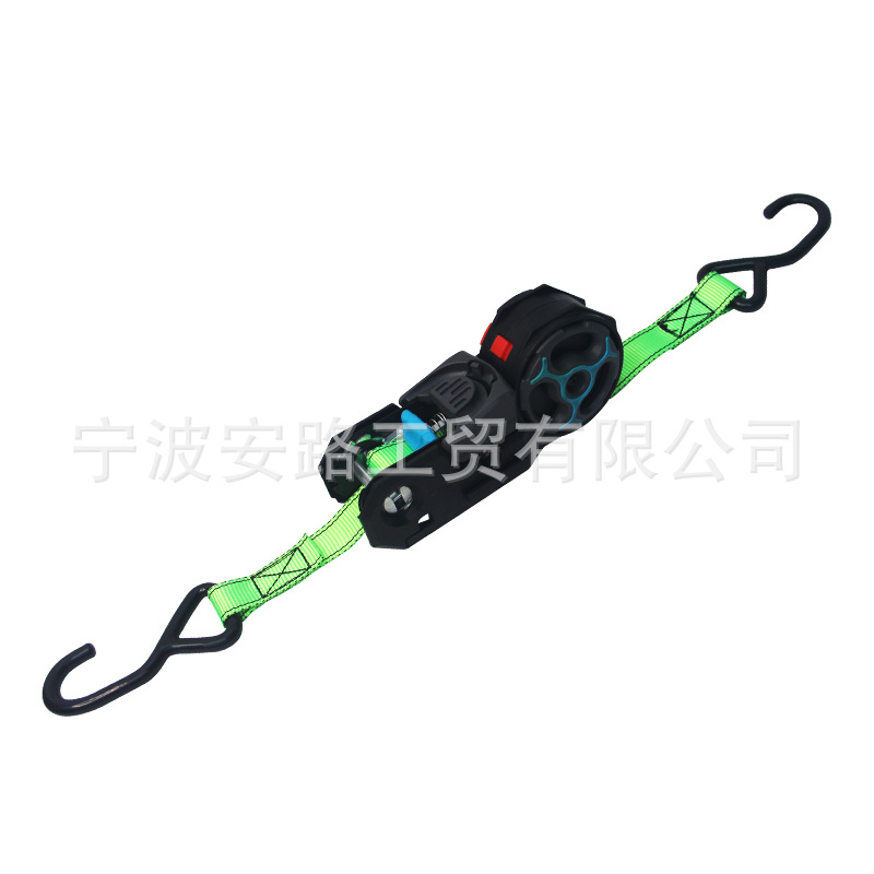 自动伸缩捆绑器 绿色多规格自动收缩拉紧器 货物运输捆绑收紧器