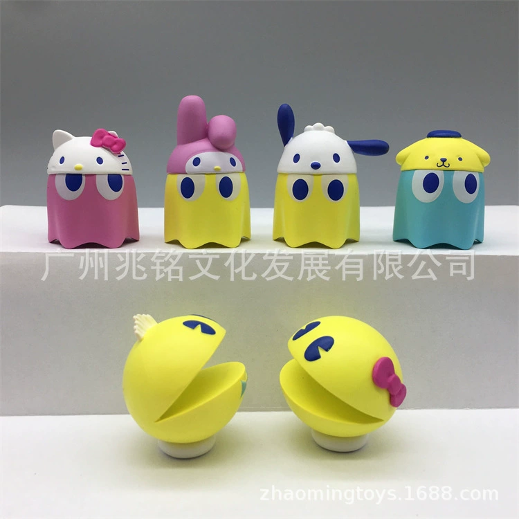 Модные игрушки, коробки-заглушки, приколы, Pac-Man, совместный брендинг Ghost, KT, Melody, Pudding Dog, Pacchard Dog, Ornament