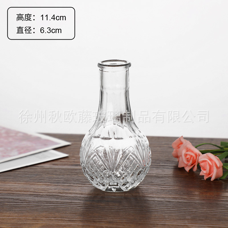 Juego de jarrones pequeños populares de Amazon, jarrones de estilo europeo para arreglos florales, decoración de alta gama para sala de estar y cocina