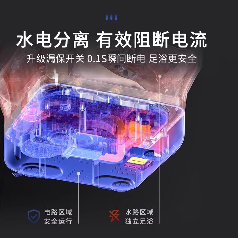 新しい折りたたみ全自動フットバスマッサージ家庭用ポータブル加熱恒温健康フットバス洗濯卸売|undefined