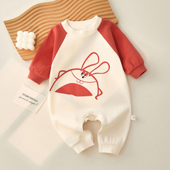 Baby onesie for spring and autumn, long-sleeved baby outerwear onesie, crawler suit, baby sleepwear, baby autumn clothing, baby clothes