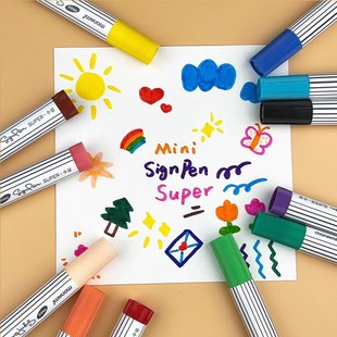 �n��Ľ����Mini SignPenˮ��ˮ�ʹ����P��ɫ�P��ͯʹ�ð�ȫ�oζ