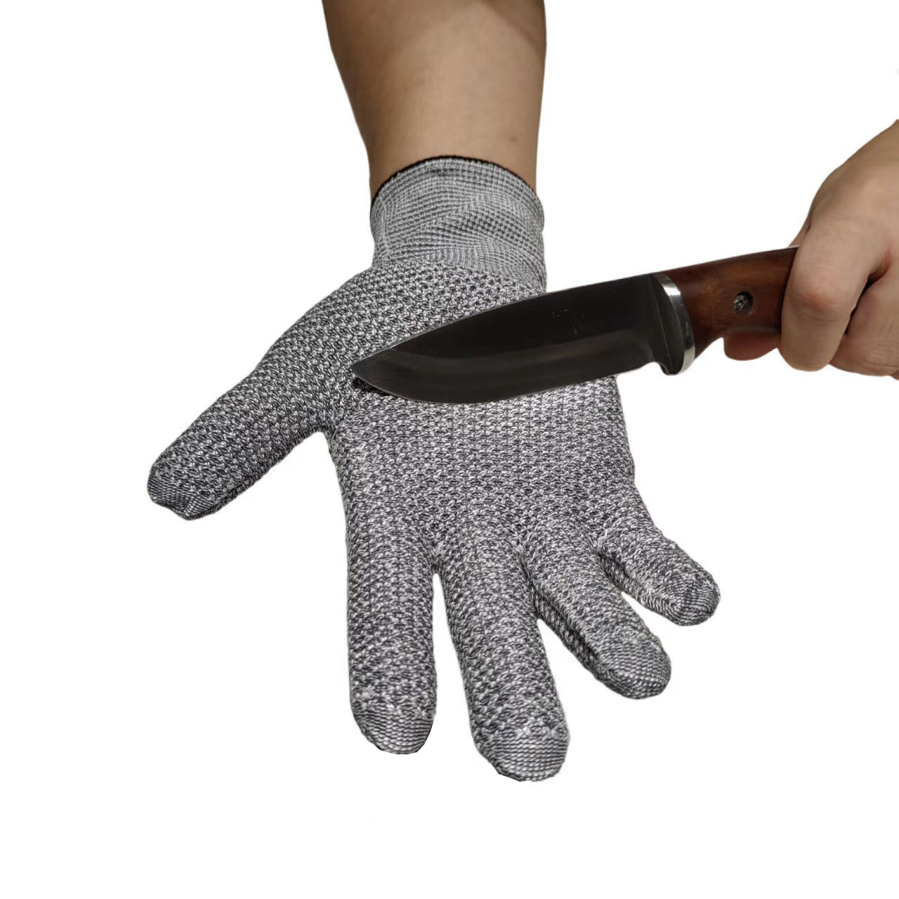 新品菠萝纹防割手套5级防切割耐磨防滑玻璃搬运园艺木工屠宰热卖