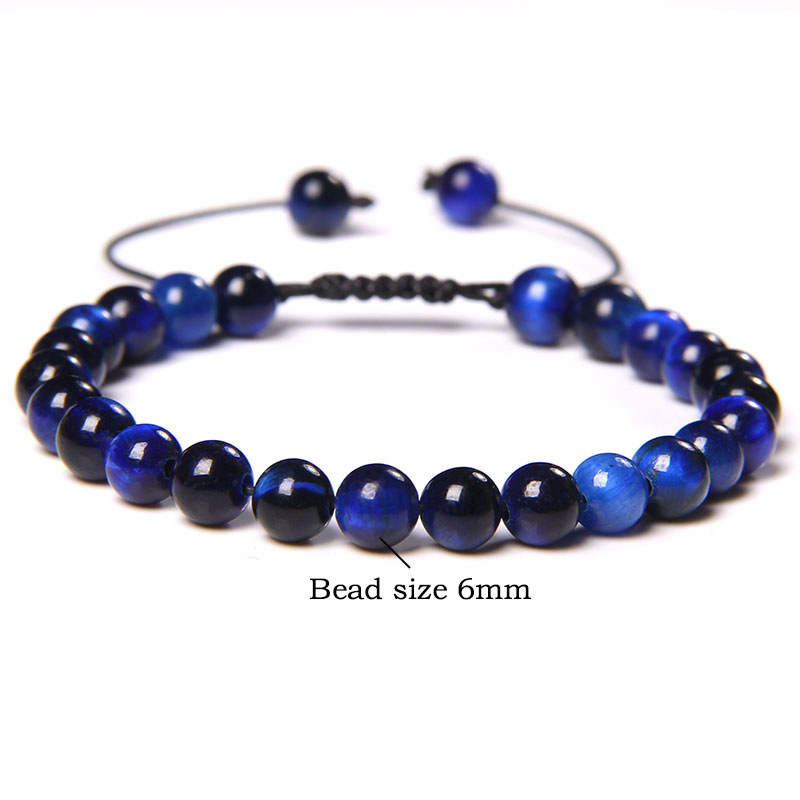 1 Piece Fashion Gradient Color Tiger Eye Beaded Bracelets display picture 16