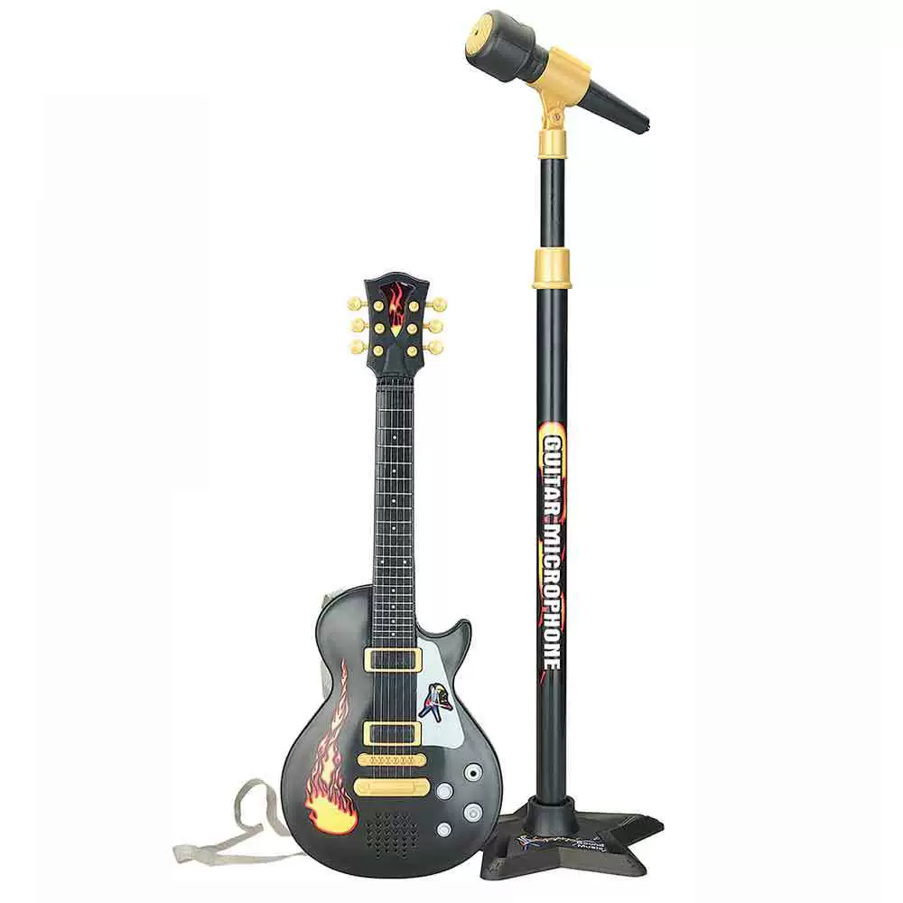 Инструментальное обучение Раннее образование головоломки для начинающих детей-гитаристов Практика электронной гитары Микрофон Комбинация