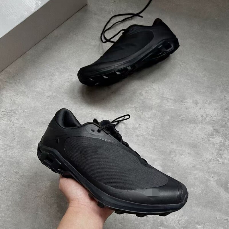 New Pax Comfortable Versatile Shock-Absorbing Lightweight Supportive Low-Top Running Shoes Sneakers Black Men's Casual