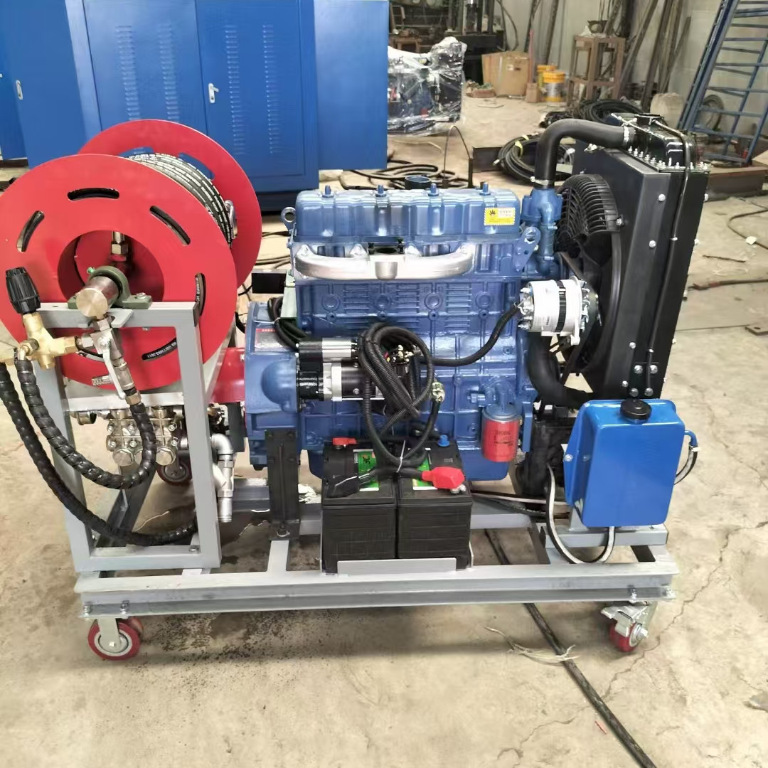 柴油大型污水管道疏通机 市政下水道清洗机设备 管路高压冲洗机