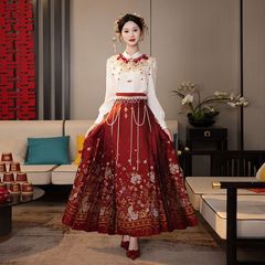 新中式套装敬酒服新娘服【囍】订婚礼服回门服新中式婚服伴娘服