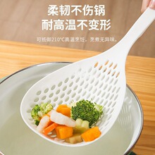 漏勺家用厨房捞面饺子馄饨笊篱沥水捞面勺滤网长柄加厚大勺子批发