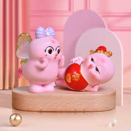 左左小伙伴盲盒潮玩创意小摆件闺蜜生日节日礼物树脂工艺厂家直销