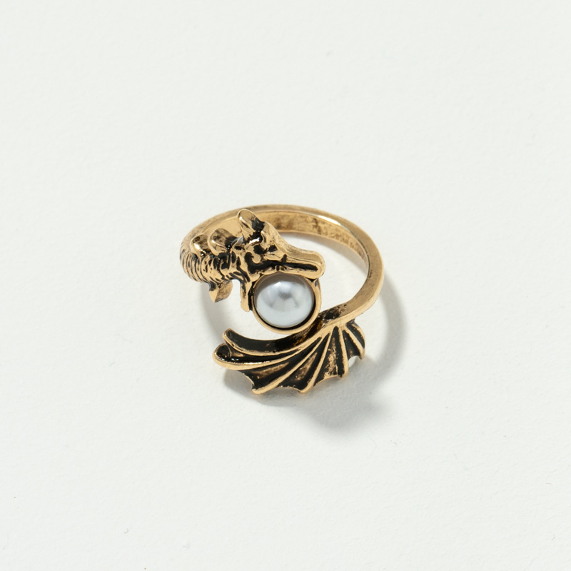 Anillo Exquisito De Moda Retro display picture 6