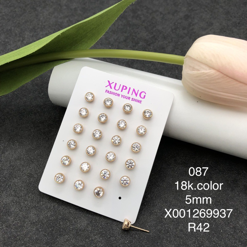 Xuping joyería transfronteriza venta caliente aleación auriculares lujo ligero de alto nivel nicho moda personalidad temperamento pendientes al por mayor mujeres image 16