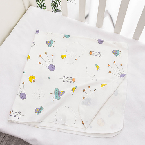 Single-layer baby swaddle blanket, thin-style single-layer cotton wrap, newborn essentials – single-layer wrap, swaddle cloth, and cozy blanket