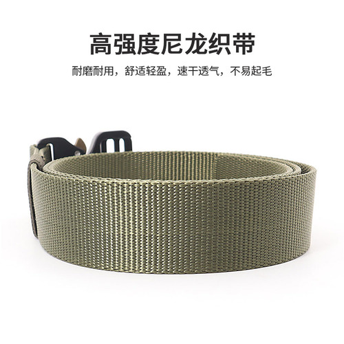 Classic Cobra Buckle Belt Outdoor Men's Sports Tactical Manufacturer Wholesale Nylon Pants Waistband Quick Release
