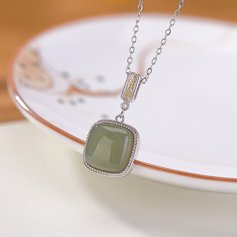 Mẫu gỗ bạc sapphire (không bao gồm dây chuyền)