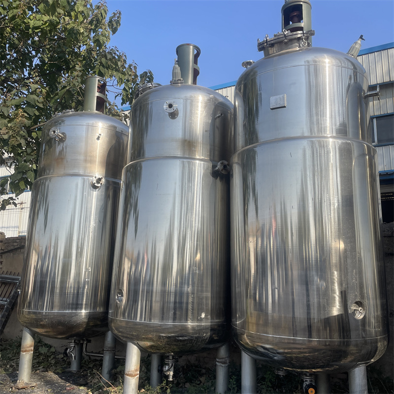 二手三联发酵罐 不锈钢生物发酵设备 二手工业发酵罐