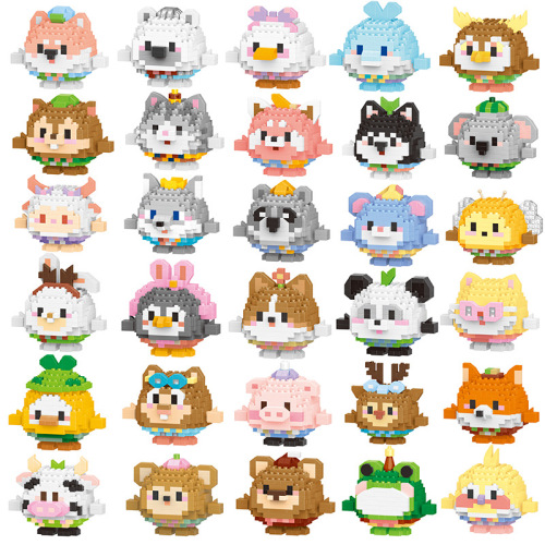 【Wholesale Dropshipping】Animal Egg Egg Series Building Blocks Compatible with LEGO Educational Assembly Decorative Pieces Festival Gift for Children