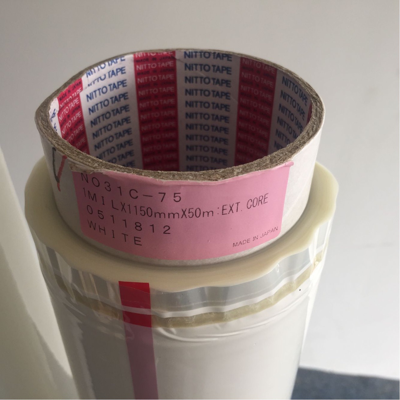 供应日东NITTO 31c-75白色聚酯胶带，日东31C-75白色，耐高温胶带