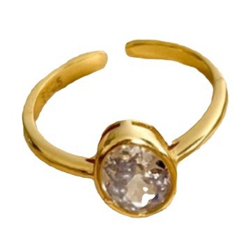 S sterling silver ultra sparkling zircon oval light luxury niche exquisite ring for women with a sense of luxury, love,_voghion.com