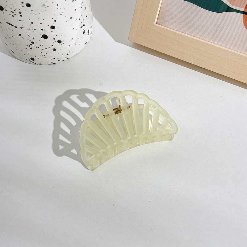 Clip de garra grande Placa de horquilla de acrílico horquilla hembra elegante temperamento tiburón clip tocado clip de Cabeza trasera horquilla