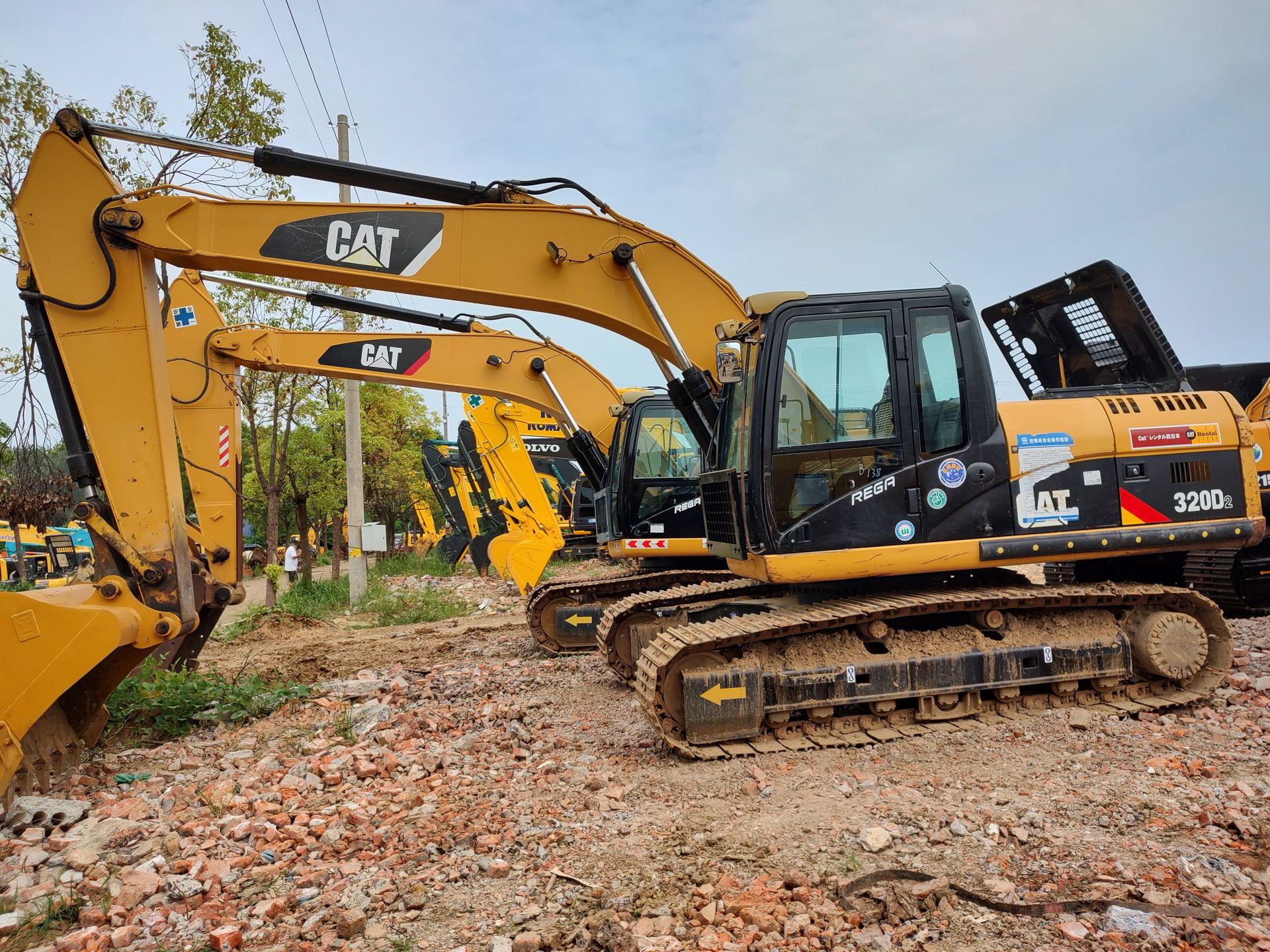 Excavadora de segunda mano de Guangdong línea especial de comercio exterior nacional y extranjero despacho de aduanas 307 CAT320D