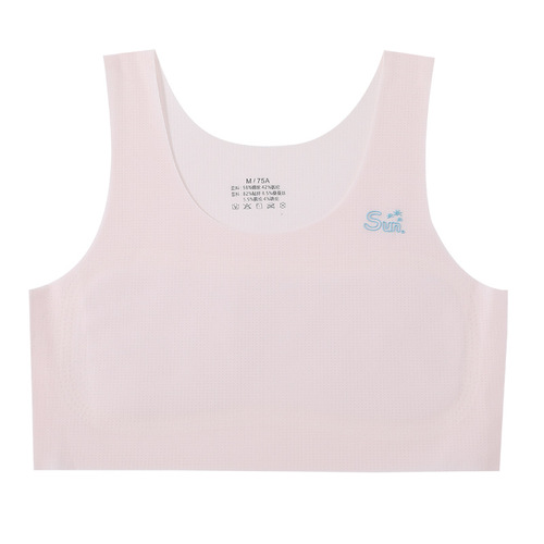 Youth Development Period Special Underwear, Lightweight and Breathable, Comfortable and Seamless Bralette for Middle School and High School Girls, Summer Backless Top