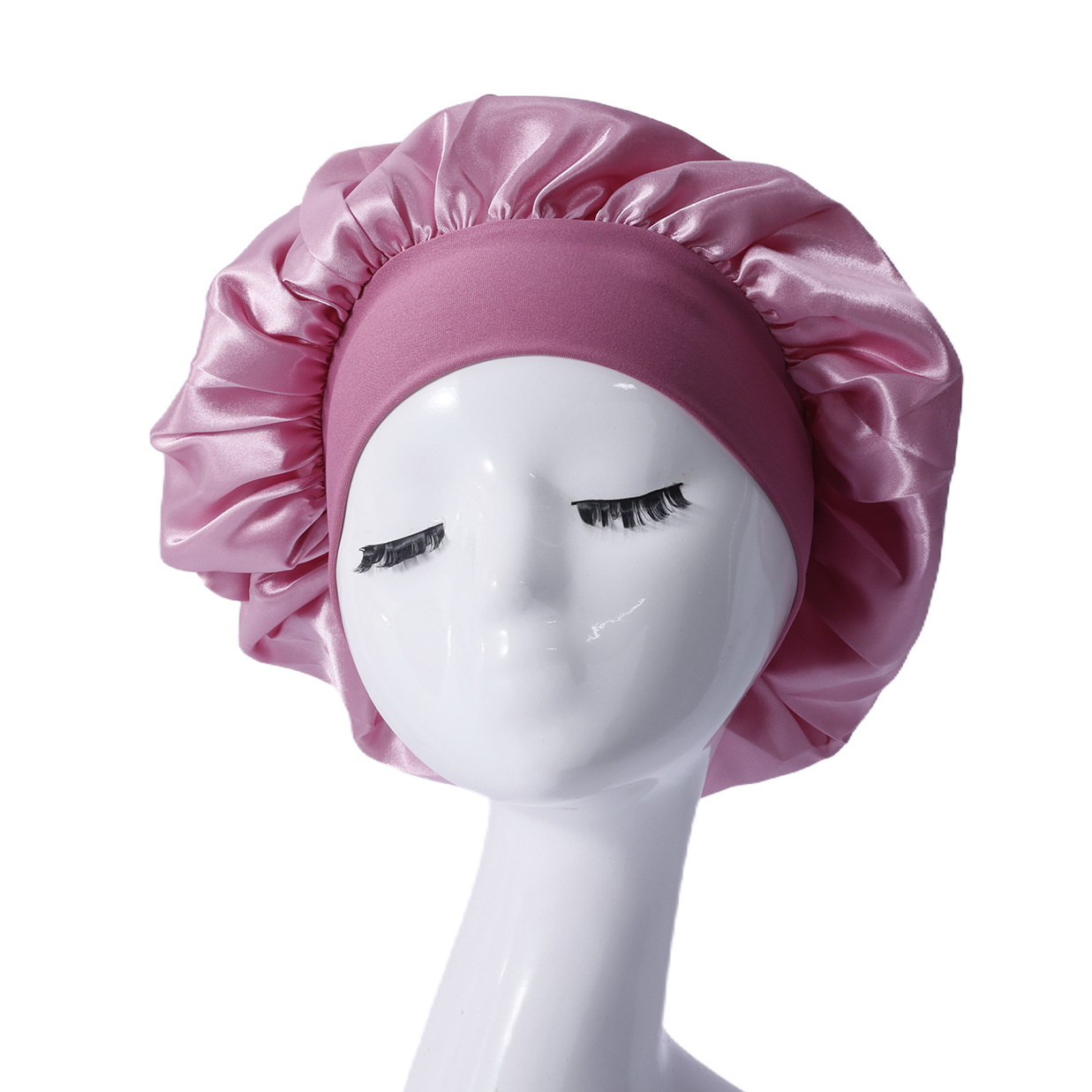 Amazon ventas transfronterizas europeas y americanas gorras de dormir de seda elástica gorras redondas gorras de pelo para bebés