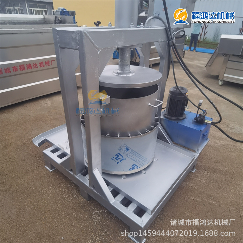 炼制后的猪油渣压饼机器 牛油渣饼压力机 葡萄汁果汁压榨机